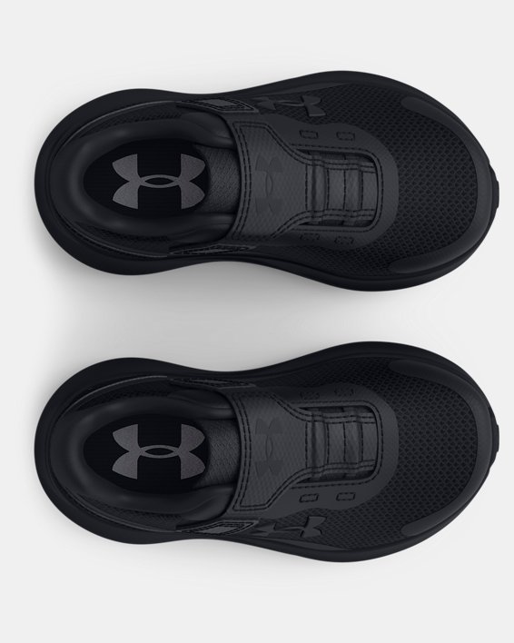 Boys' Infant UA Surge 3 AC Running Shoes, Black, pdpMainDesktop image number 2